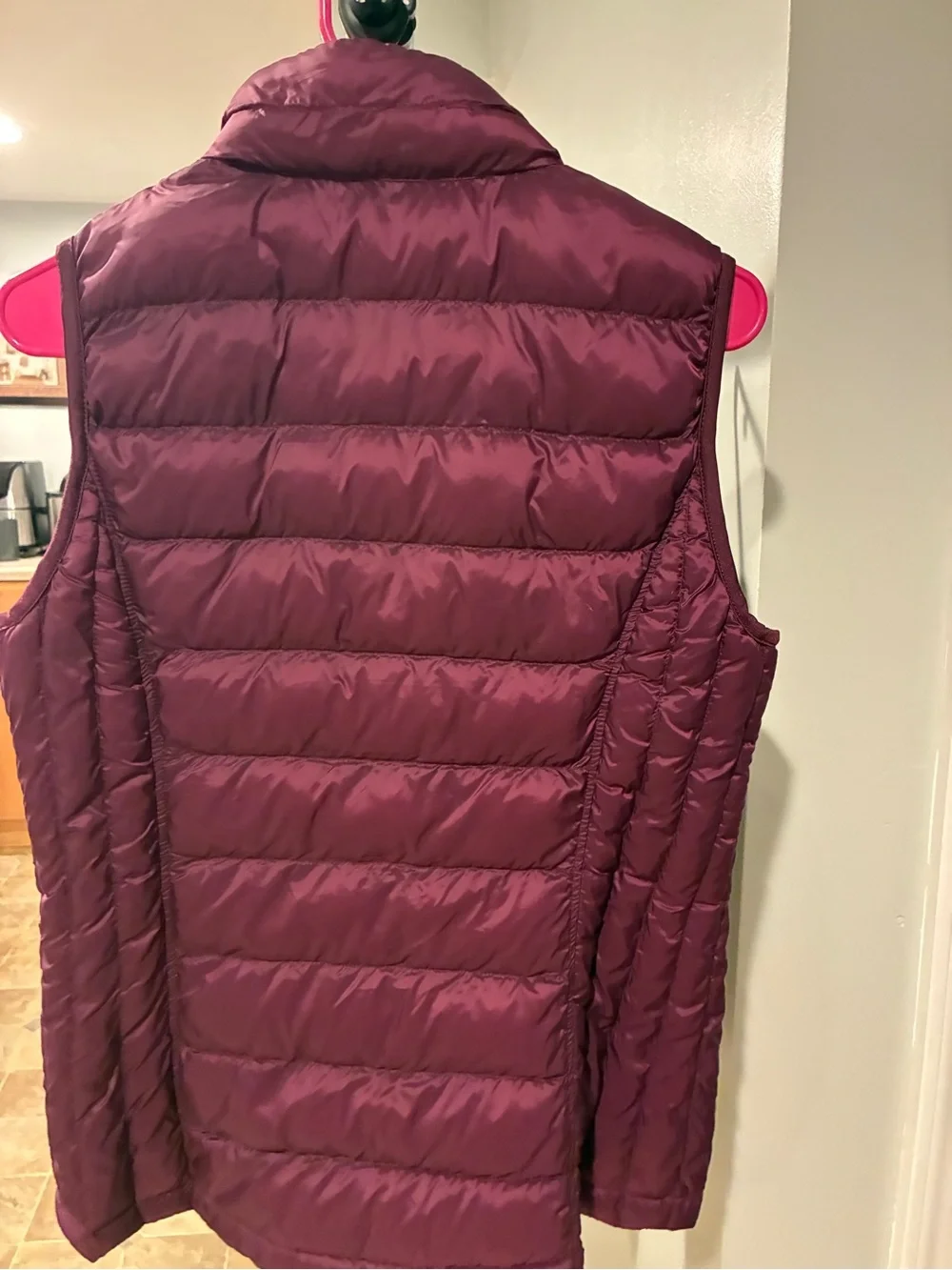 32 Degrees Women's Quilted Puffer Vest in Maroon